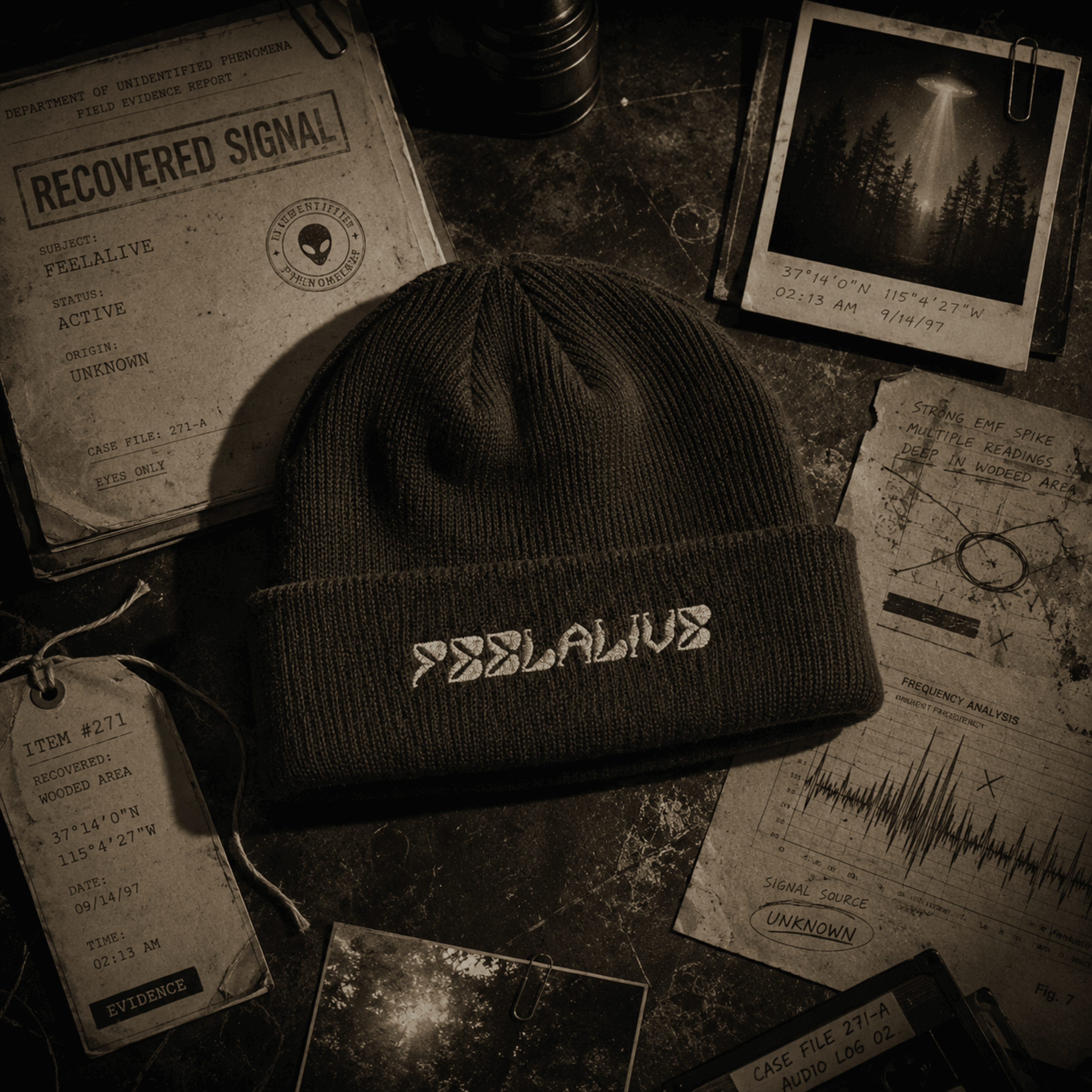 SIGNAL LOST Cuff beanie
