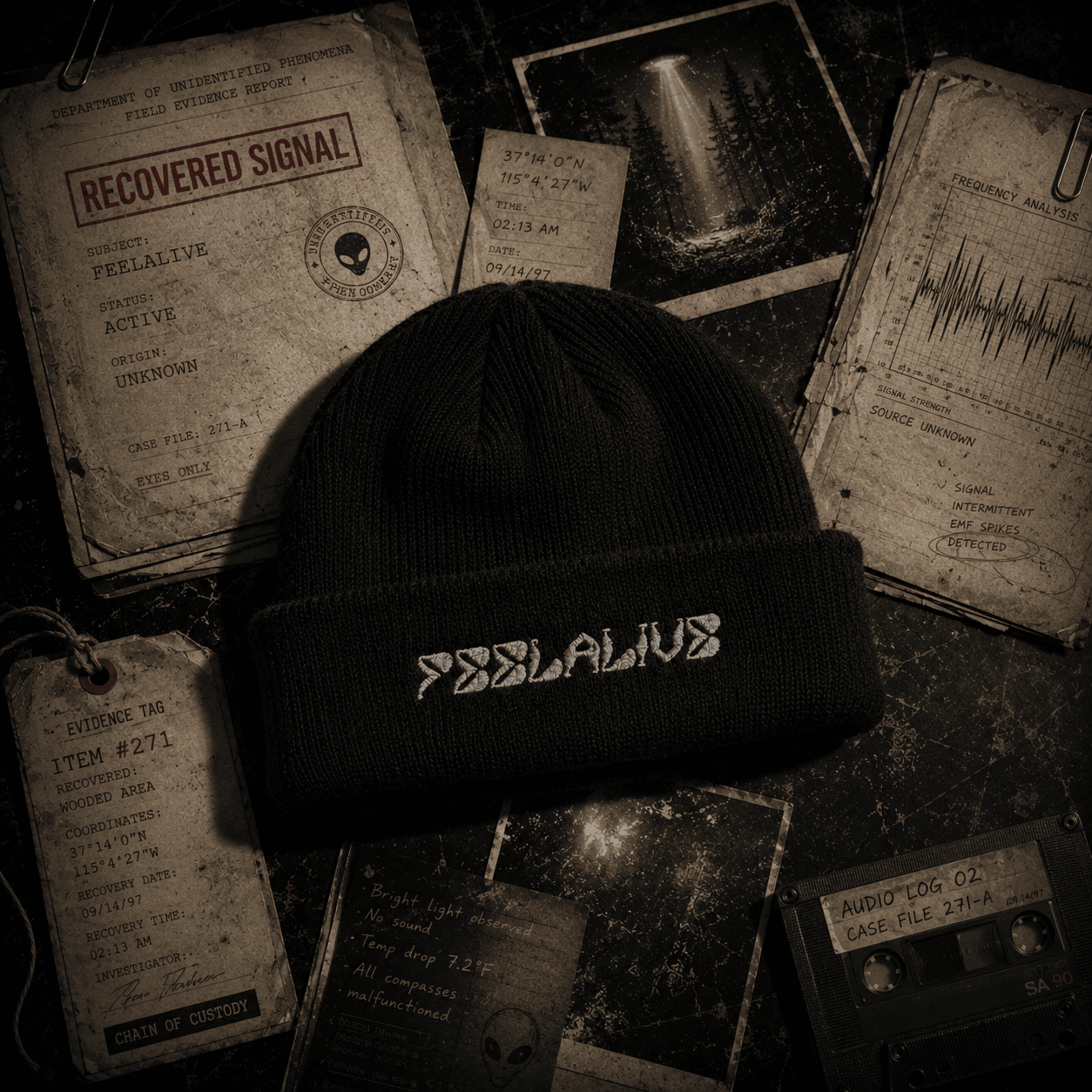 SIGNAL LOST Cuff beanie