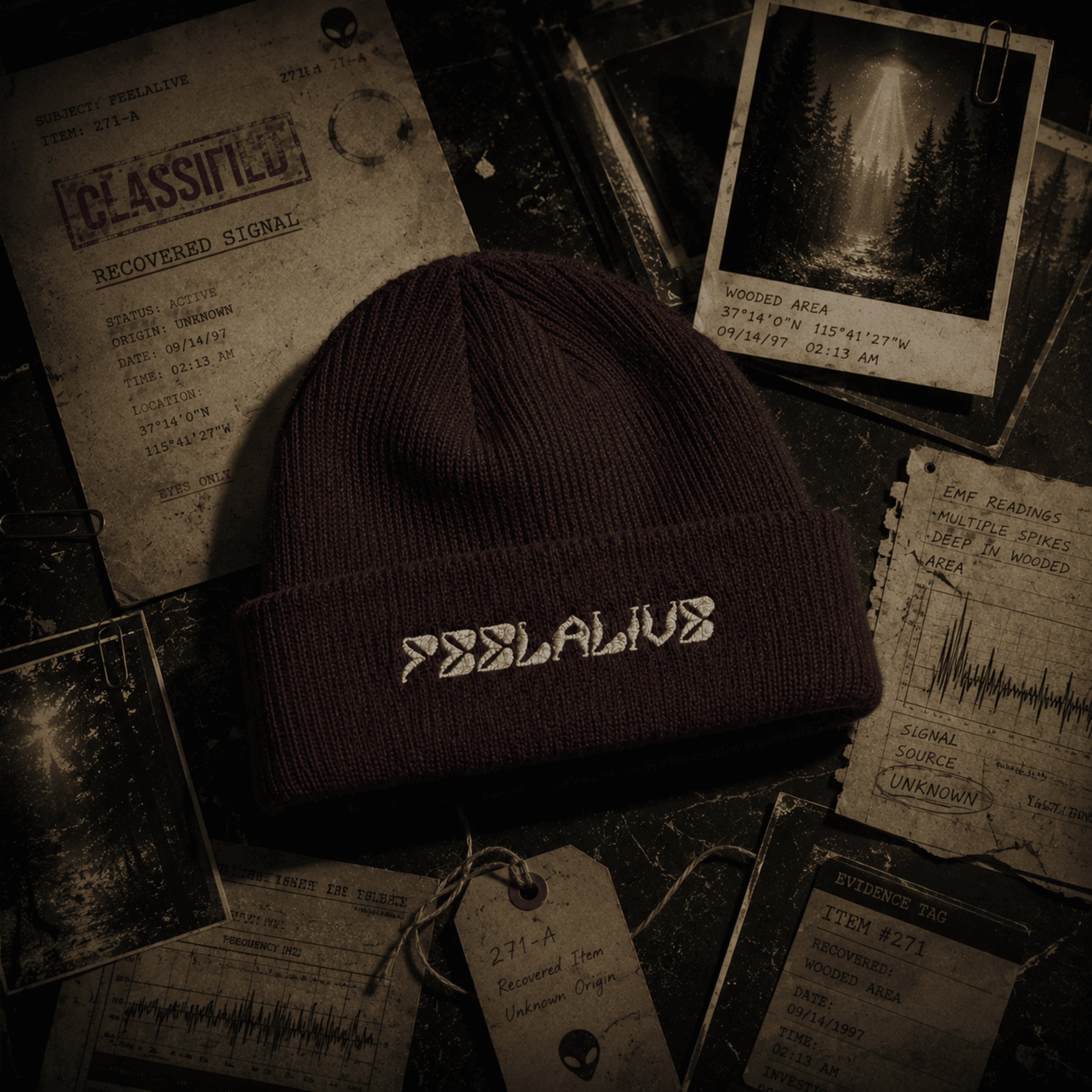 SIGNAL LOST Cuff beanie